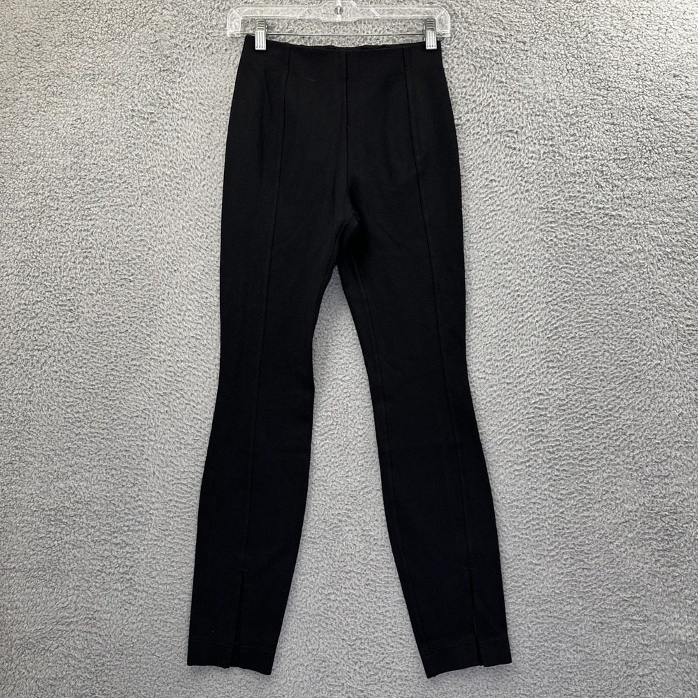 Lululemon Stretch Knit High Rise Pull On Pants Black Athleisure Women Small x 29